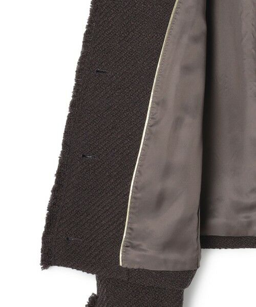 BEIGE, / ベイジ, ノーカラージャケット | 【Oggi 10月号掲載】MULLIN / ウールツイードメタルボタンノーカラージャケット | 詳細17