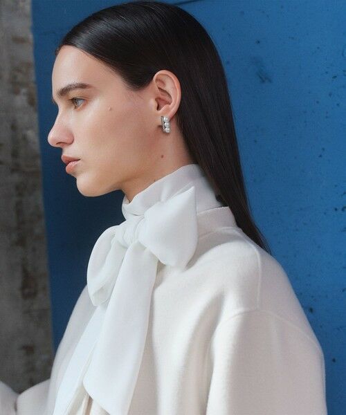 BEIGE, / ベイジ, その他アウター | 【andGIRL 秋号掲載】LEMOORE / ウールリバースタンドカラーショートコート | 詳細1