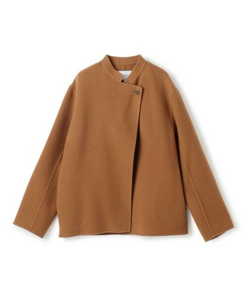 BEIGE, / ベイジ, その他アウター | 【andGIRL 秋号掲載】LEMOORE / ウールリバースタンドカラーショートコート | 詳細8