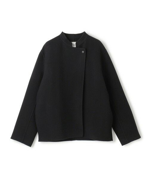 BEIGE, / ベイジ, その他アウター | 【andGIRL 秋号掲載】LEMOORE / ウールリバースタンドカラーショートコート | 詳細21