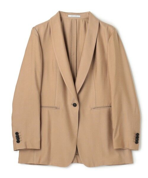 BEIGE, / ベイジ, テーラードジャケット | 【Oggi 11月号掲載】COBURN / シルク混ショールカラージャケット | 詳細4