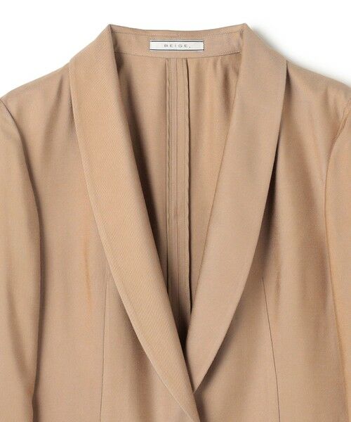 BEIGE, / ベイジ, テーラードジャケット | 【Oggi 11月号掲載】COBURN / シルク混ショールカラージャケット | 詳細6