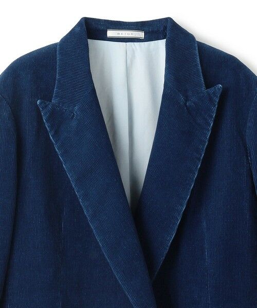 BEIGE, / ベイジ, テーラードジャケット | 【FUDGE 10月号掲載】BANGS / コットンコーデュロイテーラードジャケット | 詳細6