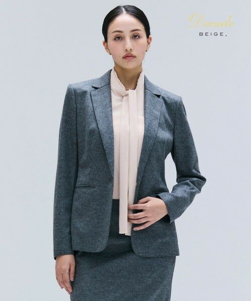 BEIGE,/ベイジ, 【セットアップ対応】CORBY / ウールテーラードジャケット C. Gray 4 BEIGE,/ベイジ, 【セットアップ対応】CORBY / ウールテーラードジャケット C. Gray 4