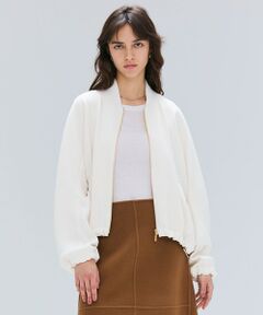 BEIGE, / ベイジ, カットソー | 【洗える】POMONA / ゴールドジップライトブルゾン