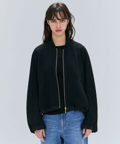 BEIGE, / ベイジ, カットソー | 【洗える】POMONA / ゴールドジップライトブルゾン