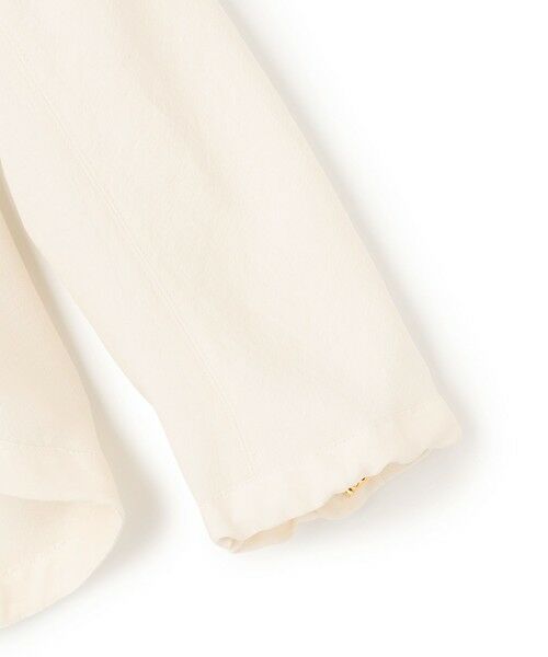 BEIGE, / ベイジ, カットソー | 【洗える】POMONA / ゴールドジップライトブルゾン | 詳細6