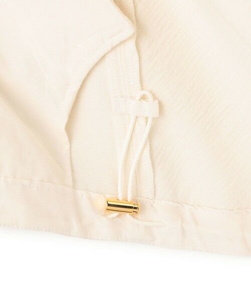 BEIGE, / ベイジ, カットソー | 【洗える】POMONA / ゴールドジップライトブルゾン | 詳細11