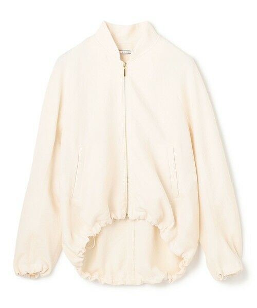 BEIGE, / ベイジ, カットソー | 【洗える】POMONA / ゴールドジップライトブルゾン | 詳細12