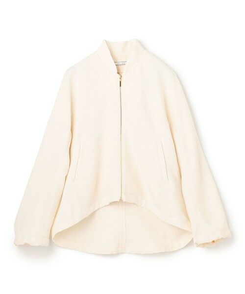BEIGE, / ベイジ, カットソー | 【洗える】POMONA / ゴールドジップライトブルゾン | 詳細3