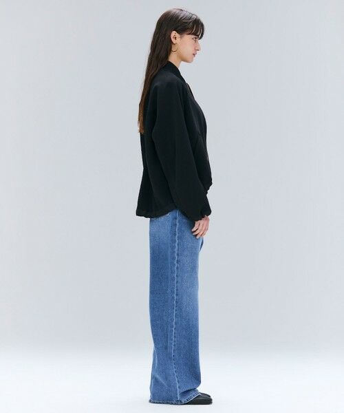 BEIGE, / ベイジ, カットソー | 【洗える】POMONA / ゴールドジップライトブルゾン | 詳細17