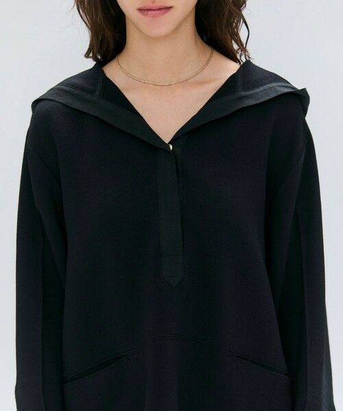 BEIGE, / ベイジ, カットソー | 【洗える】POMONA / Vネックフード付プルオーバー | 詳細11