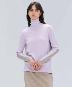 BEIGE, / ベイジ, ニット・セーター | 【洗える・VERY NaVY12月号掲載】LA MONNAIE / バイカラーウールタートルニット