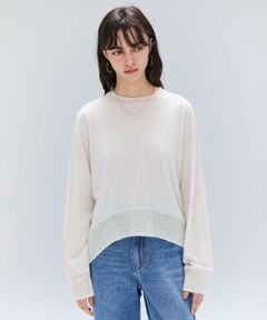 BEIGE, / ベイジ, ニット・セーター | 【洗える】LA MONNAIE / モヘアMIXクルーネックニット