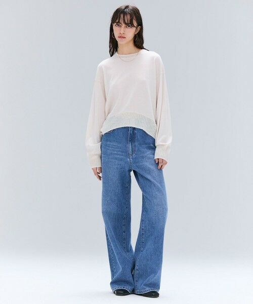 BEIGE, / ベイジ, ニット・セーター | 【洗える】LA MONNAIE / モヘアMIXクルーネックニット | 詳細2