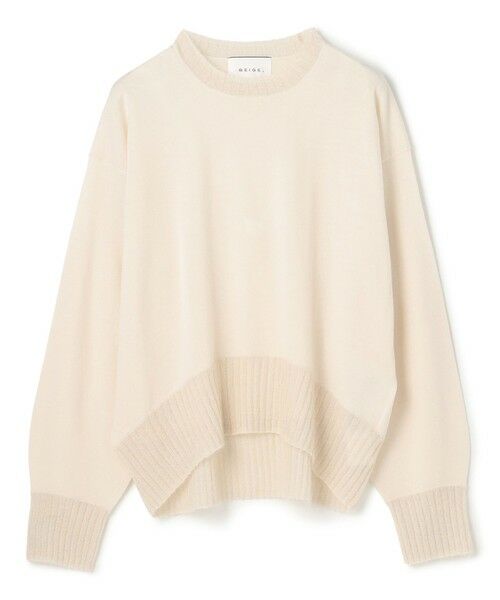 BEIGE, / ベイジ, ニット・セーター | 【洗える】LA MONNAIE / モヘアMIXクルーネックニット | 詳細4