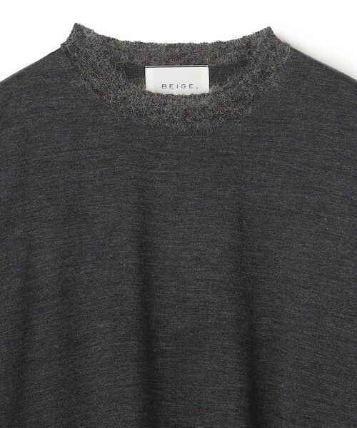 BEIGE, / ベイジ, ニット・セーター | 【洗える】LA MONNAIE / モヘアMIXクルーネックニット | 詳細11
