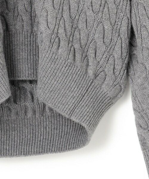 BEIGE, / ベイジ, ニット・セーター | 【洗える】SEDONA / ウールカシミヤケーブルニット | 詳細11