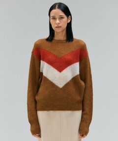 BEIGE, / ベイジ, ニット・セーター | MARS / キッドモヘアインターシャニット