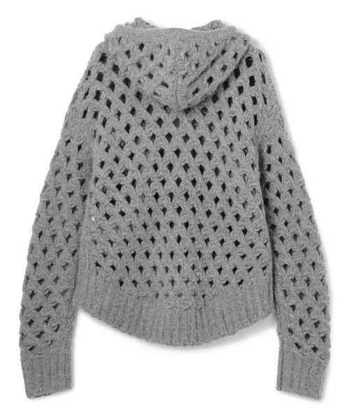 BEIGE, / ベイジ, ニット・セーター | KOKOMO / ウールアルパカメッシュニットパーカー | 詳細4