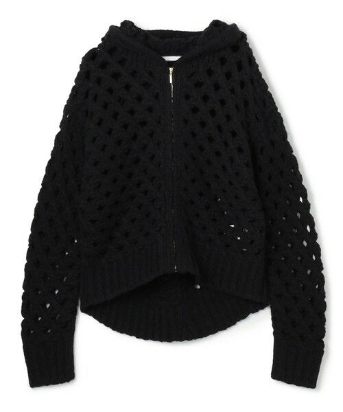 BEIGE, / ベイジ, ニット・セーター | KOKOMO / ウールアルパカメッシュニットパーカー | 詳細12