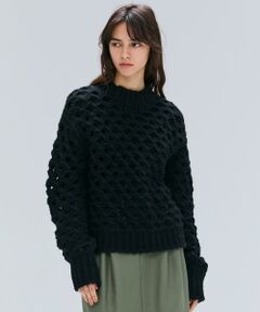 BEIGE, / ベイジ, ニット・セーター | KOKOMO / ウールアルパカメッシュニット