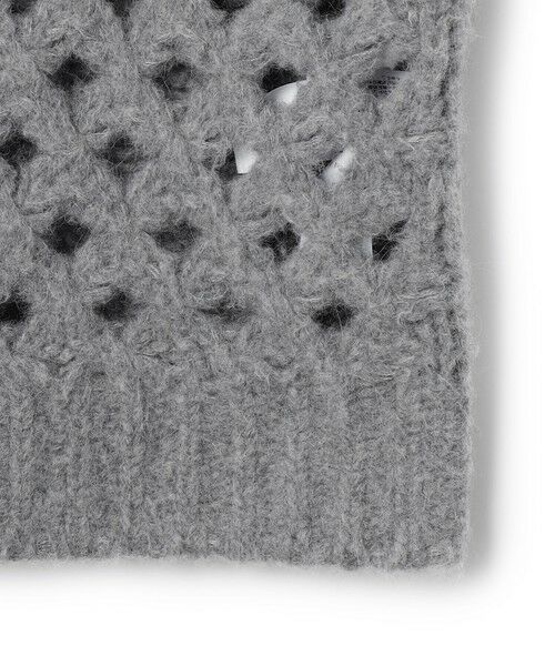 BEIGE, / ベイジ, ニット・セーター | KOKOMO / ウールアルパカメッシュニット | 詳細7