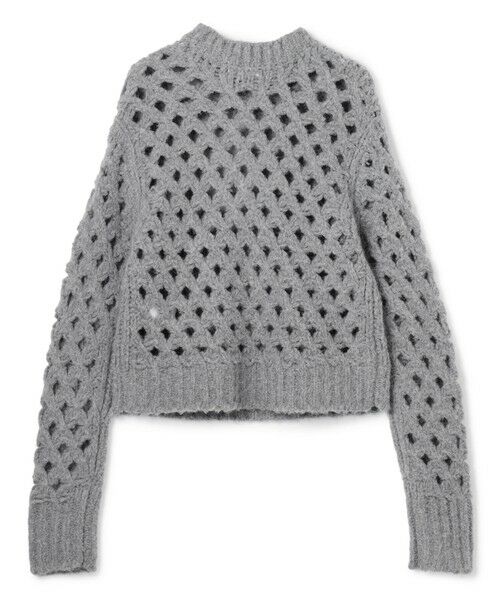 BEIGE, / ベイジ, ニット・セーター | KOKOMO / ウールアルパカメッシュニット | 詳細4