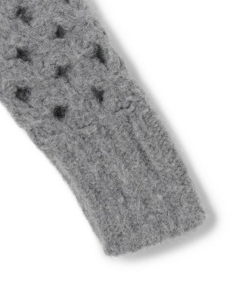 BEIGE, / ベイジ, ニット・セーター | KOKOMO / ウールアルパカメッシュニット | 詳細6