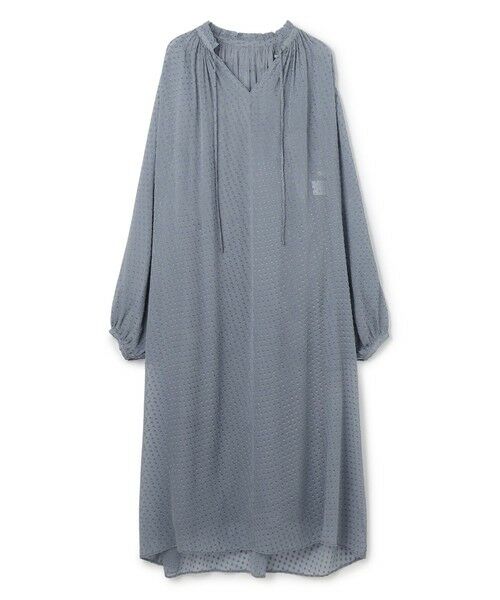 BEIGE, / ベイジ, ロング・マキシ丈ワンピース | CALLERRY / シルク混ドットギャザーワンピース | 詳細7