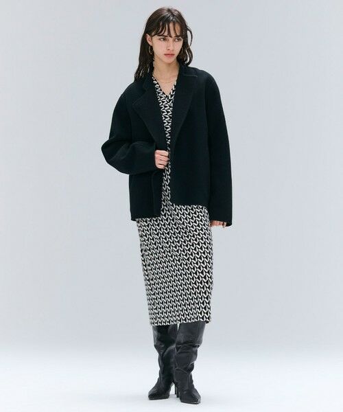 BEIGE, / ベイジ, ロング・マキシ丈ワンピース | 【洗える】MODESTO / ジャージーストレッチカシュクールドレス | 詳細4