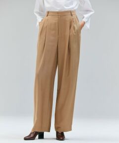 BEIGE, / ベイジ, その他パンツ | 【Oggi 10月号掲載】COBURN / シルク混2タックカーヴィーワイドパンツ
