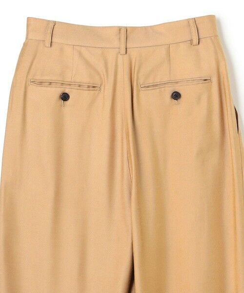 BEIGE, / ベイジ, その他パンツ | 【Oggi 10月号掲載】COBURN / シルク混2タックカーヴィーワイドパンツ | 詳細10