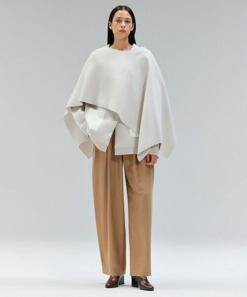 BEIGE, / ベイジ, その他パンツ | 【Oggi 10月号掲載】COBURN / シルク混2タックカーヴィーワイドパンツ | 詳細3