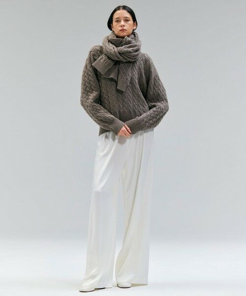 BEIGE, / ベイジ, その他パンツ | 【洗える】LLOYD / ハンマーサテンイージーワイドパンツ | 詳細2