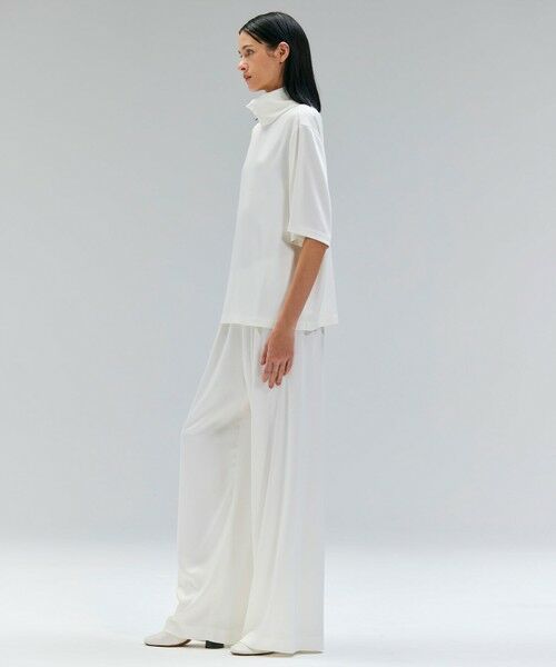 BEIGE, / ベイジ, その他パンツ | 【洗える】LLOYD / ハンマーサテンイージーワイドパンツ | 詳細3