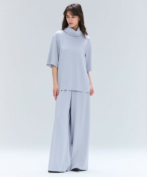 BEIGE, / ベイジ, その他パンツ | 【洗える】LLOYD / ハンマーサテンイージーワイドパンツ | 詳細12