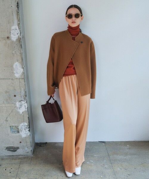 BEIGE, / ベイジ, その他パンツ | 【洗える】LLOYD / ハンマーサテンイージーワイドパンツ | 詳細17