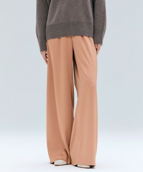 BEIGE, / ベイジ, その他パンツ | 【洗える】LLOYD / ハンマーサテンイージーワイドパンツ(Coral)