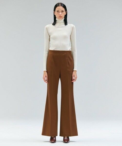 BEIGE, / ベイジ, その他パンツ | 【洗える】DELANO / ハイストレッチフレアパンツ | 詳細1