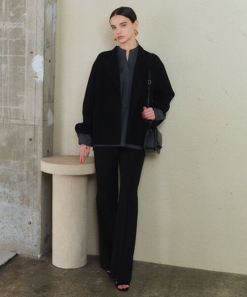 BEIGE, / ベイジ, その他パンツ | 【洗える】DELANO / ハイストレッチフレアパンツ | 詳細15