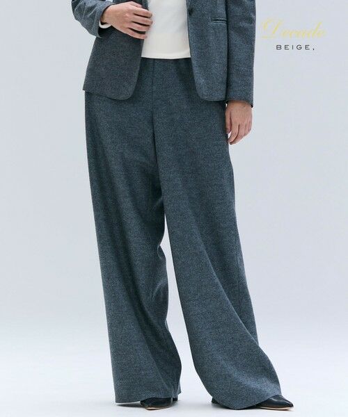 BEIGE, / ベイジ, その他パンツ | 【セットアップ対応】CORBY / ウールイージーワイドパンツ(C.Gray)