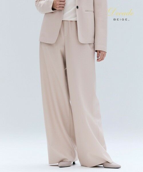 BEIGE,/ベイジ, 【セットアップ対応】CORBY / ウールイージーワイドパンツ Nude 0 BEIGE,/ベイジ, 【セットアップ対応】CORBY / ウールイージーワイドパンツ Nude 0