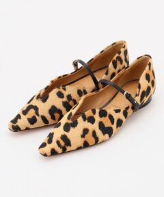 BEIGE, / ベイジ, フラットシューズ | 【一部店舗限定】HENRI EN VARGO / KATE レオパードメリージェーン