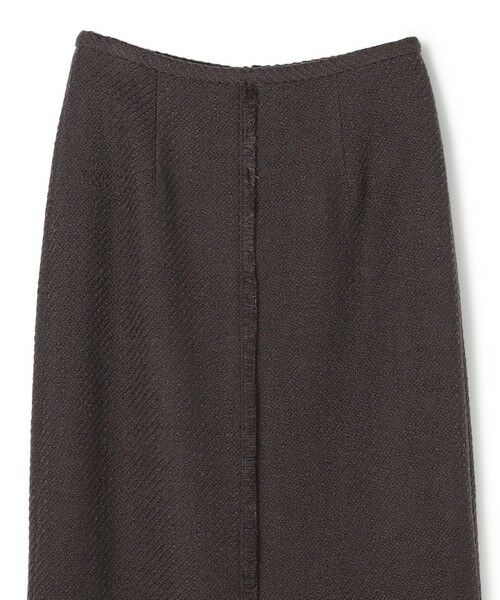 BEIGE, / ベイジ, ミニ・ひざ丈スカート | MULLIN / ウールツイードフロントベントスカート | 詳細9