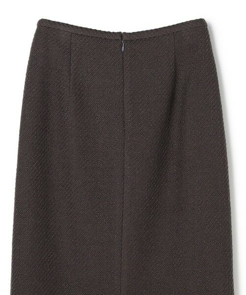 BEIGE, / ベイジ, ミニ・ひざ丈スカート | MULLIN / ウールツイードフロントベントスカート | 詳細10