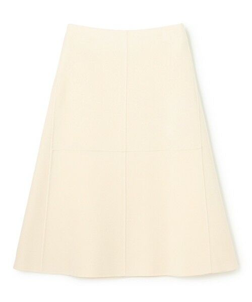 BEIGE, / ベイジ, ミニ・ひざ丈スカート | LEMOORE / ウールリバーAラインスカート | 詳細3