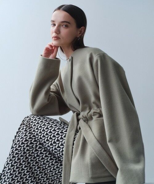 BEIGE, / ベイジ, ミニ・ひざ丈スカート | 【洗える】MODESTO / ジャージーストレッチIラインロングスカート | 詳細6