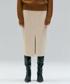 BEIGE, / ベイジ, ミニ・ひざ丈スカート | CISCO / フェイクスエードIラインスカート