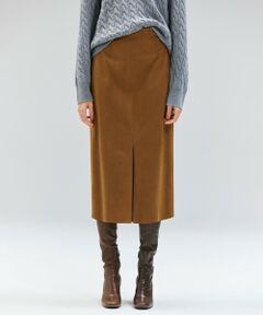 BEIGE, / ベイジ, ミニ・ひざ丈スカート | CISCO / フェイクスエードIラインスカート